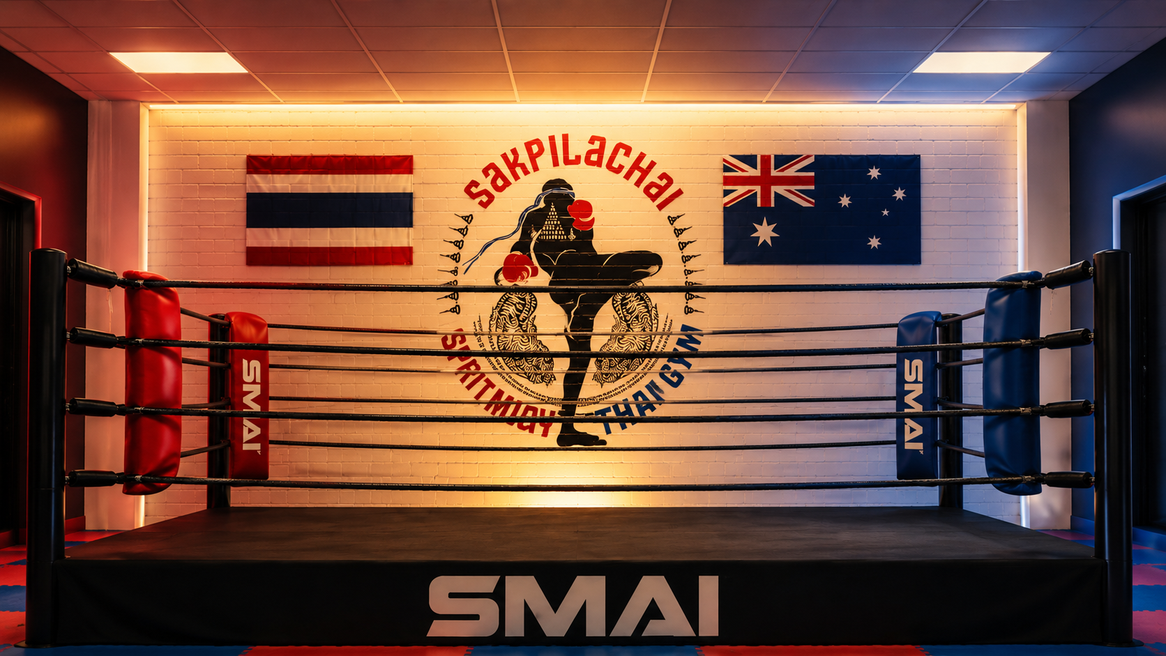 SPC Muay Thai training ring